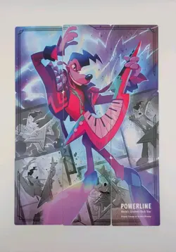 Disney Lorcana Fabled Powerline Puzzle Art Cards Full Set 9 Cards - Image 1