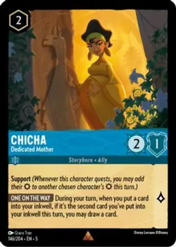 4x Chicha - Dedicated Mother - 146/204 - Rare NM-Mint Disney Lorcana: Shimmering - Image 1