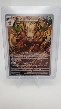 Shiftry Illustration Rare SV05: Temporal Forces 163/162 Pokemon Card NM - Image 3