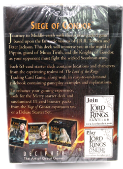 LORD OF THE RINGS TRADING CARD GAME SIEGE OF GONDOR PIPPIN STARTER DECK *New* - Image 2