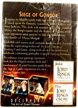 LORD OF THE RINGS TRADING CARD GAME SIEGE OF GONDOR MERRY STARTER DECK *New* - Image 2