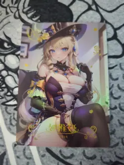 Navia Genshin Impact UR Goddess Story Anime Waifu Card Girl Foil Doujin Meika - Image 1