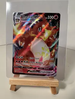 Pokemon TCG Charizard VMAX Darkness Ablaze Holo Ultra Rare Card 020/189 NM - Image 1