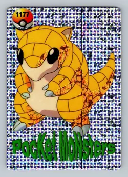 Pokemon Card - Sandshrew #1177 - Vending Machine - Holo - Image 1
