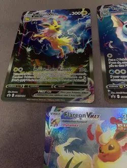 Pokemon Jumbo Cards Flareon VMAX, Vaporeon VMAX, Jolteon VMAX Set of 3 - Image 3