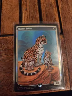 Magic: The Gathering Ocelot Pride Store Championship Foil Promo 1/1 Card - Image 1