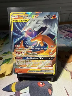 Pokemon TCG Reshiram Charizard Tag Team GX Unbroken Bonds Holo Ultra Card 20/214 - Image 1