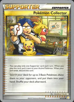Pokemon Collector 97/123 (Christopher Kan) World Champs Pkmn Card NM/LP - Image 1