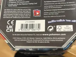 NEW SEALED Pokemon Trading Card Game: Evolutions Tin - Vaporeon V - Image 5