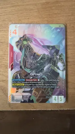 Gundam Card Game - Gfred GD03-035 LR++ English - Image 1