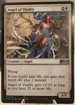 MtG Angel of Vitality Core Set 2020 Regular - Image 1