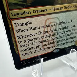 BUMI, UNLEASHED Mythic Rare Avatar: The Last Airbender Near Mint MTG 0211 - Image 4