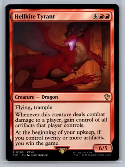 Hellkite Tyrant 295 R Normal FIC MTG NM - Image 1