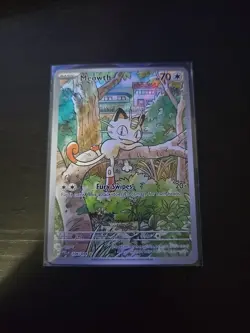 Meowth 106/094 Pokemon TCG Phantasmal Flames Illustration Rare - Image 1
