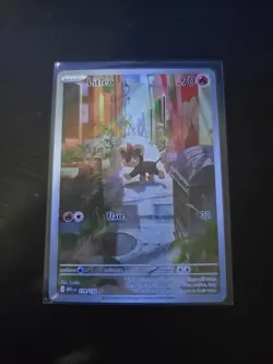 Pokemon TCG Litleo IR 139/132 Illustration Rare Pokemon Card Mega Evolution - Image 1