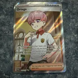 Pokemon SV Prismatic Evolutions Full Art Ortega 141/131 Ultra Rare Trainer NM - Image 1