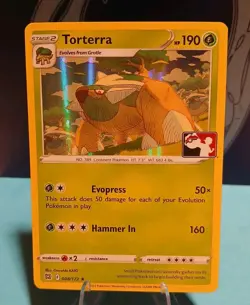 Torterra 008/172 Holo Prize Pack Series Pokemon Play! Mint Condition - Image 1