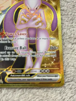 Pokemon Team Rocket's Mewtwo ex 240/182 Sv10: Destined Rivals Hyper Rare EX - Image 4