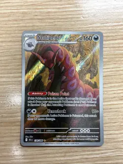 🔥2025 Pokemon SV Black Bolt - BLK EN #134/086 Scolipede Illustration Rare🔥 - Image 1