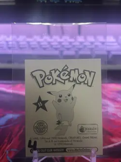1998 Pokemon Merlin Series 1 Beedrill Holographic #S5 NM!! - Image 4