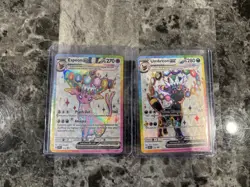 Pokemon Umbreon and Espeon Black Star Promo SVP175 SVP176 Figure Collection NM - Image 1