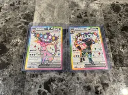 Pokemon Umbreon and Espeon Black Star Promo SVP175 SVP176 Figure Collection NM - Image 2