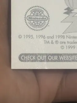 1998 Pokemon Brock Merlin Sticker Series 1 -S27 Poster Holographic LP! - Image 5