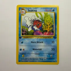 Pokemon TCG Seaking Jungle #46/64 WOTC Vintage 1999 1st Edition - Image 1