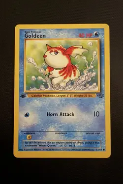 Pokemon Goldeen 1ST EDITION Jungle 53/64 - LP (Excellent) - Image 1