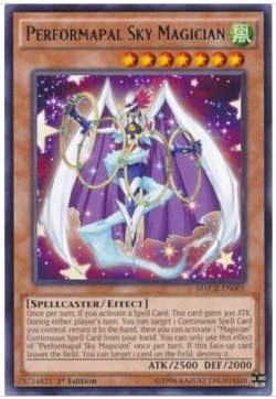 Yugioh! - Performapal Sky Magician - MACR-EN001 - Rare - 1st Edition - NM/M - Image 1