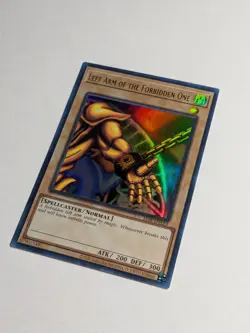 Yugioh Left Arm of the Forbidden One LOB-EN123 Ultra Rare NM - Image 2