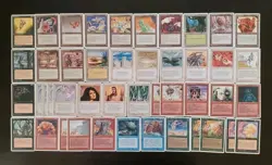 Magic The Gathering 4th Edition 45 Card Lot - Image 1