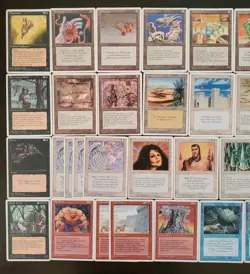 Magic The Gathering 4th Edition 45 Card Lot - Image 2
