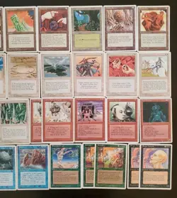 Magic The Gathering 4th Edition 45 Card Lot - Image 3