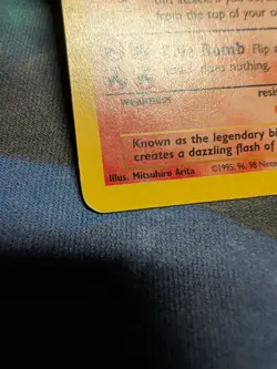 Pokemon TCG Moltres Fossil Card 27/62 Non-Holo Rare 1st edition HP - Image 5