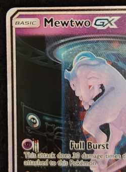 2017 Pokemon Shining Legends Mewtwo GX Holo Card #78/73 Secret Rare EX-NM - Image 2
