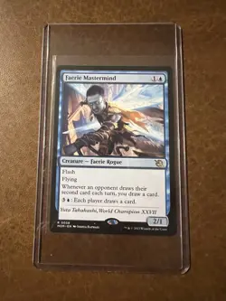 Faerie Mastermind R March of the Machine Magic the gathering card - Image 1