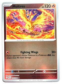 Pokemon Moltres Rare + FREE extra Rare card! - Image 1