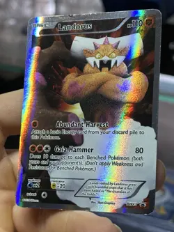 Landorus BW43 Black Star Promo 2012 Full Art Holo Rare Pokemon Card TCG - Image 5