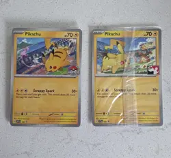 SEALED PIKACHU 101 & 190 SVP Black Star Promo League Play Pokemon Card WORLDS - Image 1