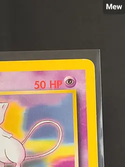 Pokemon TCG Mew #8 WOTC Promo Black Star Rare Non-Holo Card - Image 2