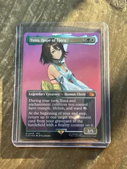 Yuna, Hope of Spira (Borderless) Final Fantasy Foil - Image 1