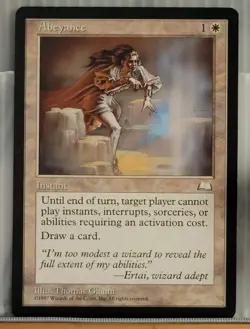 Mtg ABEYANCE NM Weatherlight Reserve List -Argo- - Image 1