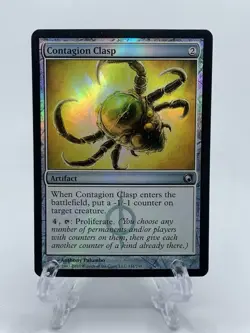 Contagion Clasp - Scars of Mirrodin - MTG - Foil UNC - Magic the Gathering - Image 1