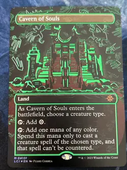 Neon Green Ink Cavern Of Souls -Lost Caverns of Ixalan 0410f - LP Read Descr. - Image 1
