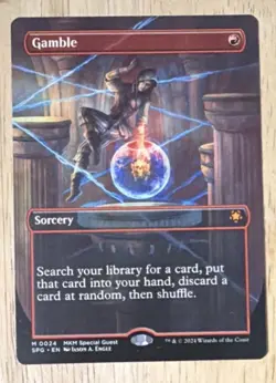 MTG Gamble (Borderless) MagicSorcery 0024 English MH2 Red - Image 1