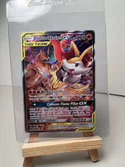 Pokemon TCG Charizard & Braixen GX SM230 Holo Promo Card NM+ - Image 1