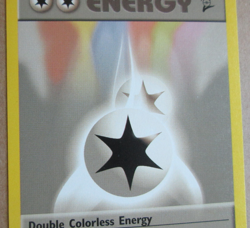 Double Colorless Energy - 124/130 - Uncommon WOTC TCG—Base Set 2 Pokemon Card - Image 2