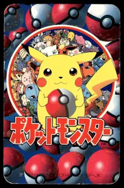 Magikarp Magmar 6 of Hearts Televi Kun Poker Deck Pokemon Japanese ~ HP Creased - Image 2