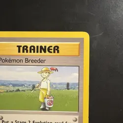 Vintage Non-Holo Rare Pokemon Breeder 76/102 Base Set WotC 1999 - Image 3